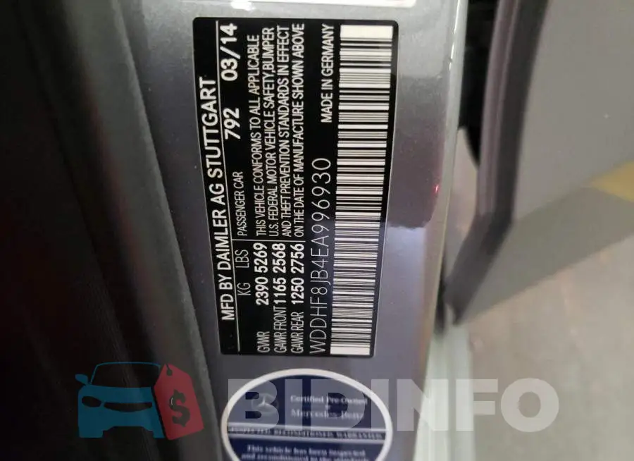 WDDHF8JB4EA996930 Photo# 12