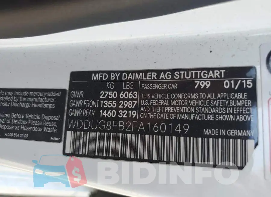 WDDUG8FB2FA160149 Photo# 12
