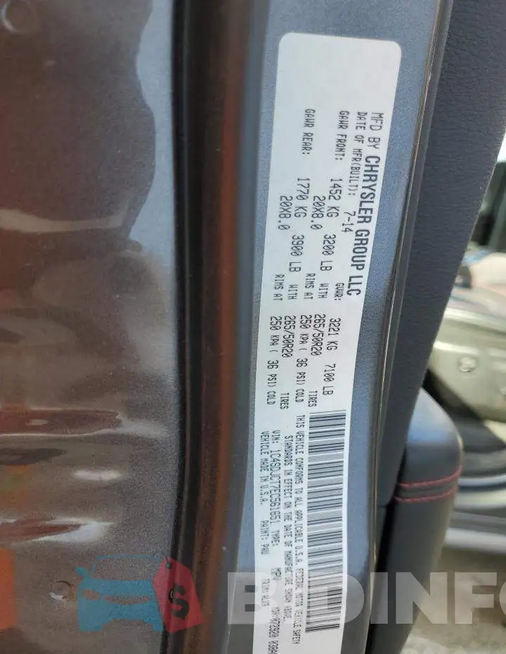 1C4SDJCT7EC561651 Photo# 13