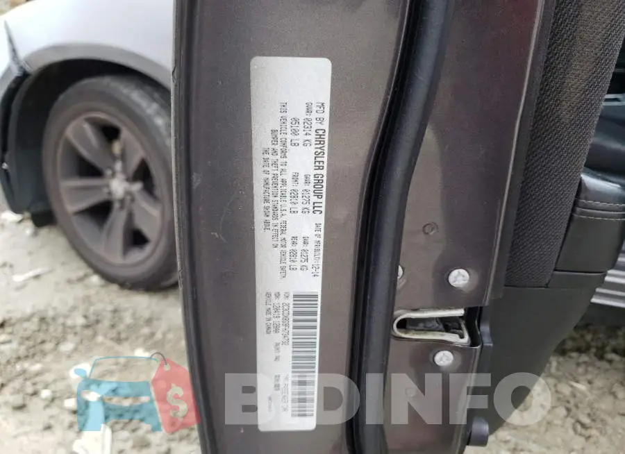 2C3CDXBG9FH734732 Photo# 12