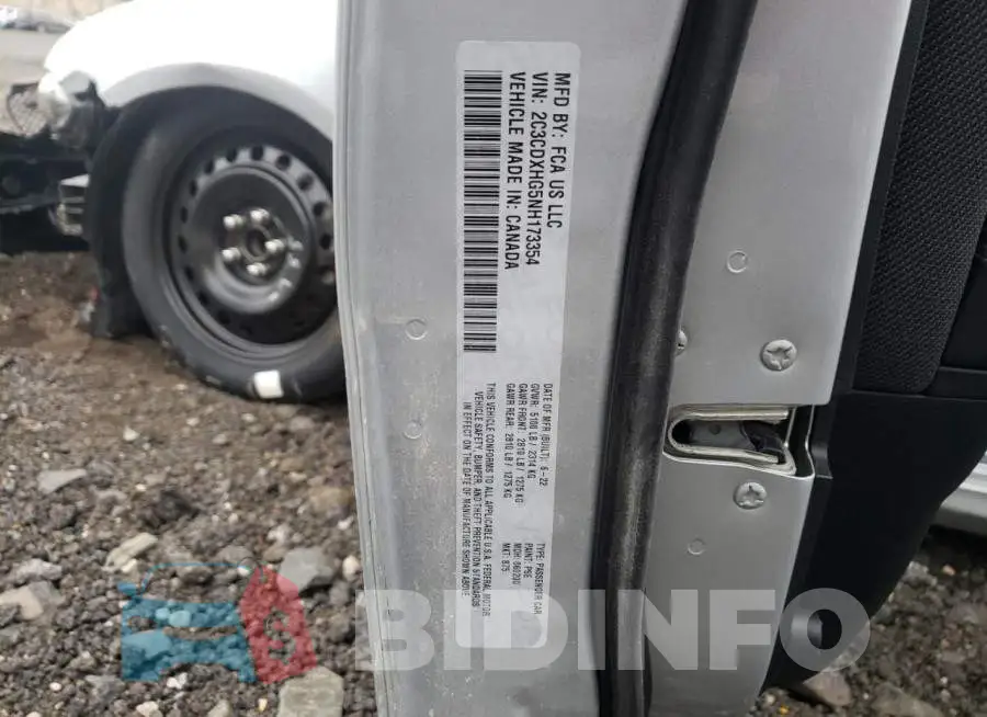 2C3CDXHG5NH173354 Photo# 13
