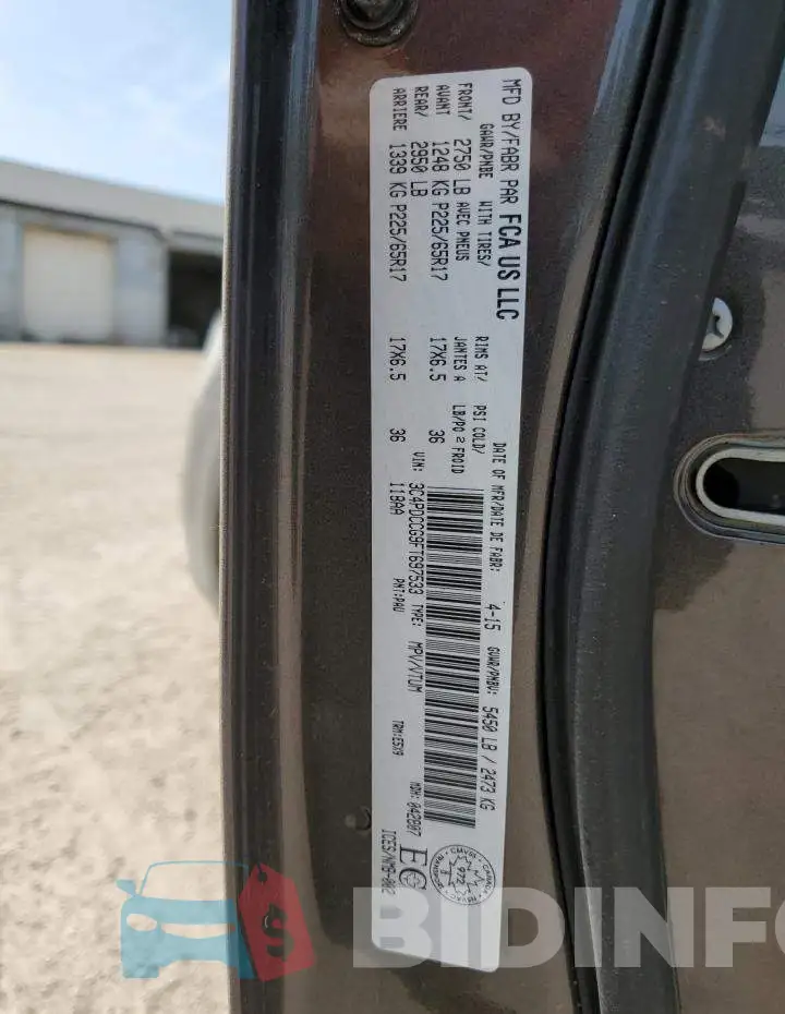 3C4PDCCG9FT697533 Photo# 13