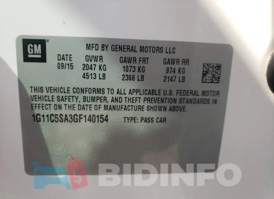 1G11C5SA3GF140154 Photo# 12