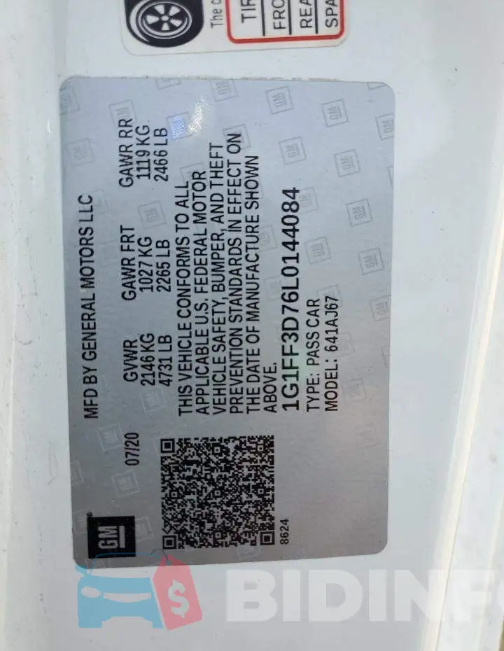 1G1FF3D76L0144084 Photo# 12