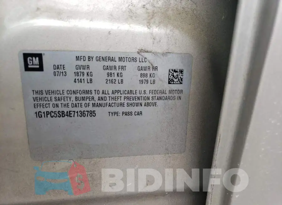 1G1PC5SB4E7136785 Photo# 12