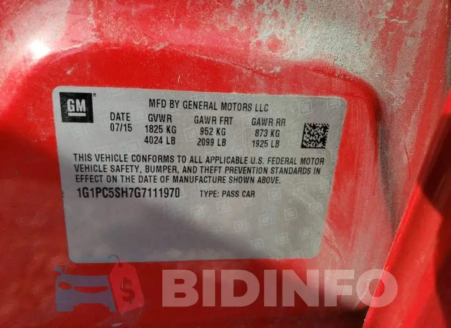 1G1PC5SH7G7111970 Photo# 13