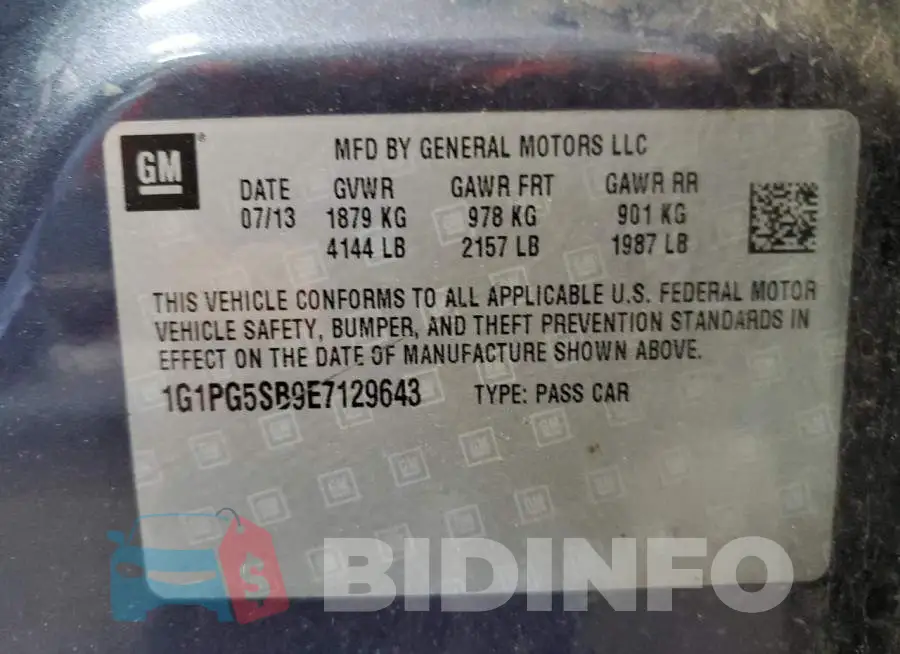1G1PG5SB9E7129643 Photo# 12