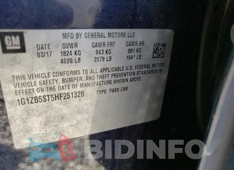 1G1ZB5ST5HF251328 Photo# 12