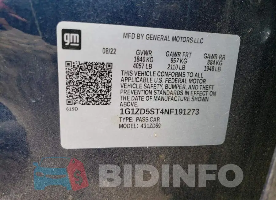1G1ZD5ST4NF191273 Photo# 12