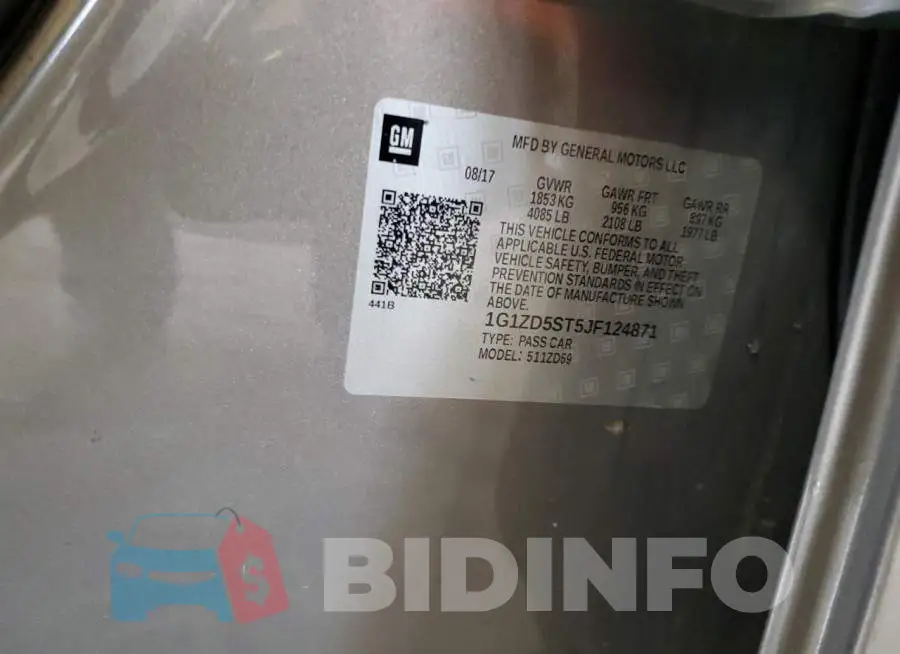 1G1ZD5ST5JF124871 Photo# 12