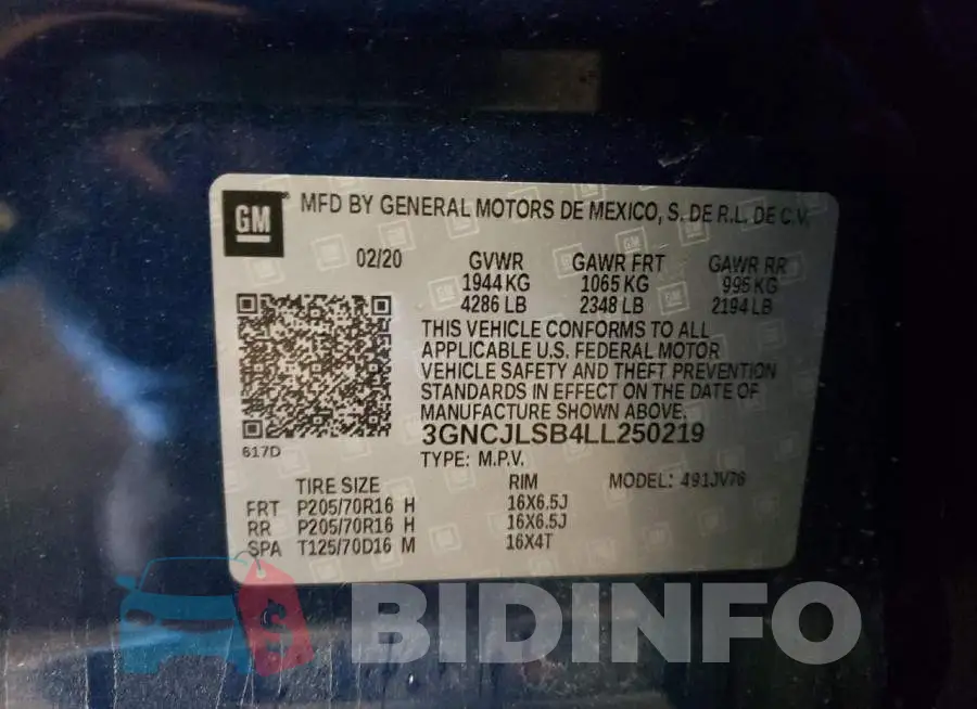 3GNCJLSB4LL250219 Photo# 14