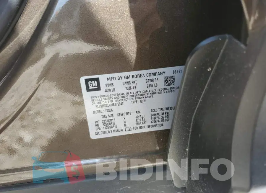KL79MSSL4MB175549 Photo# 13