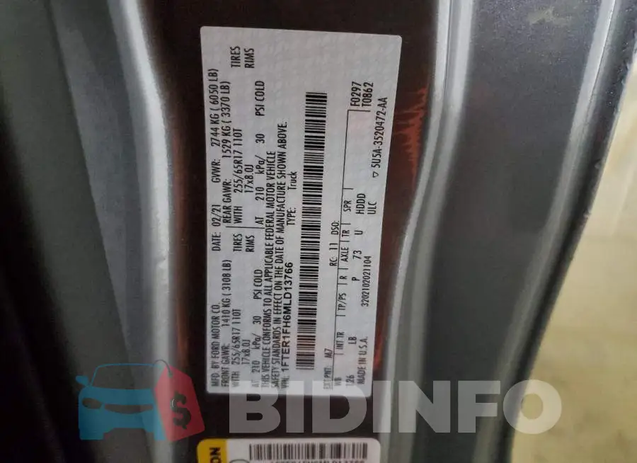 1FTER1FH6MLD13766 Photo# 13