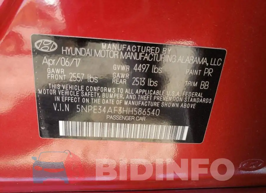 5NPE34AF3HH586540 Photo# 13