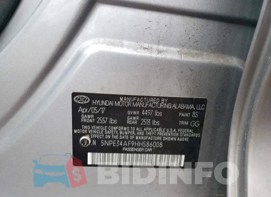 5NPE34AF9HH586008 Photo# 12
