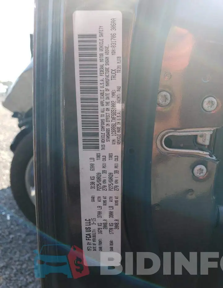 1C6RR6LTXFS651002 Photo# 12