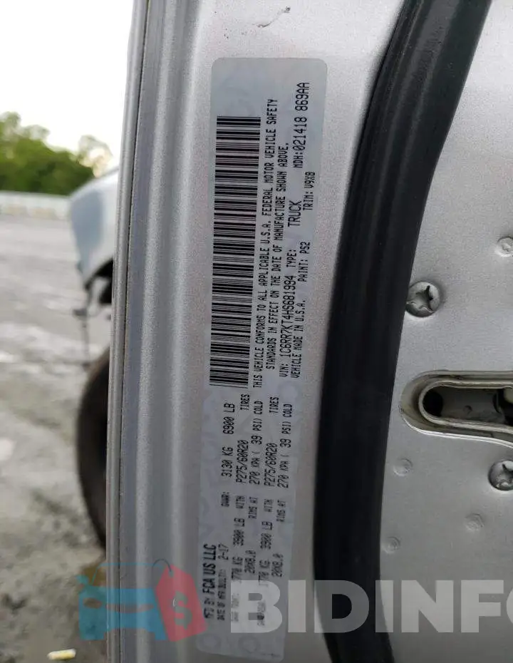 1C6RR7KT4HS681994 Photo# 12