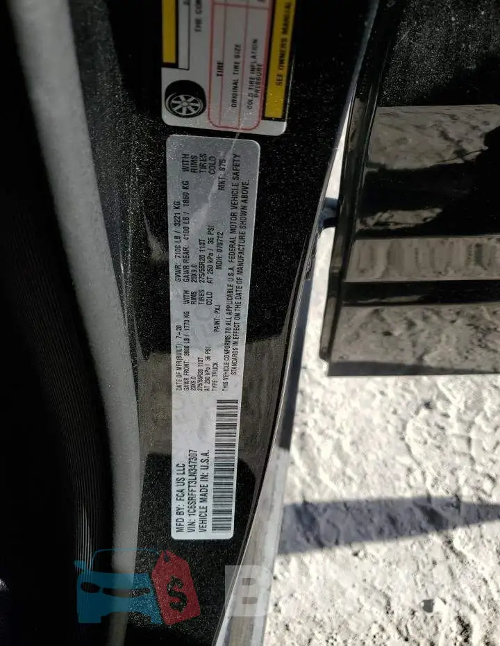 1C6SRFFT3LN347307 Photo# 14