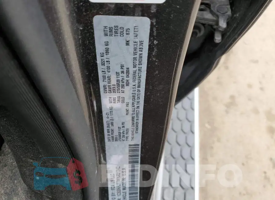 1C6SRFJT7MN731342 Photo# 13