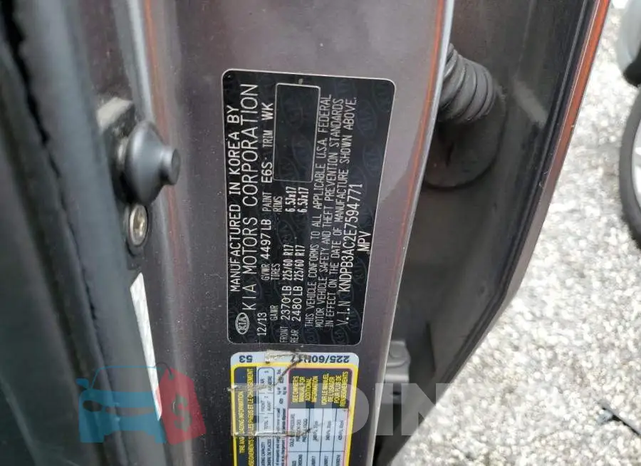 KNDPB3AC2E7594771 Photo# 14