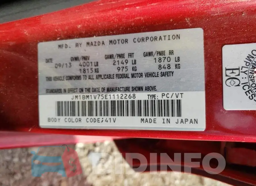 JM1BM1V75E1112268 Photo# 12