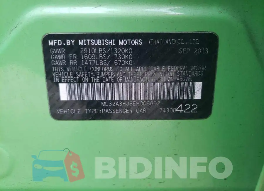 ML32A3HJ8EH008802 Photo# 13