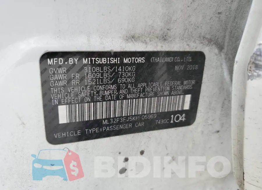 ML32F3FJ5KHF05969 Photo# 12