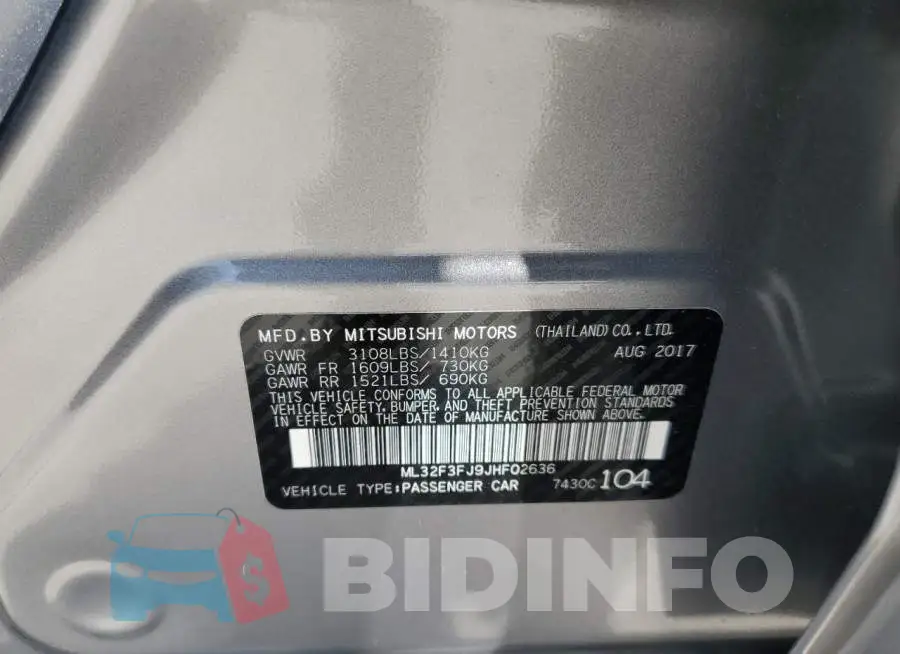ML32F3FJ9JHF02636 Photo# 13