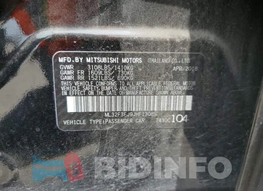 ML32F3FJ9JHF13085 Photo# 12