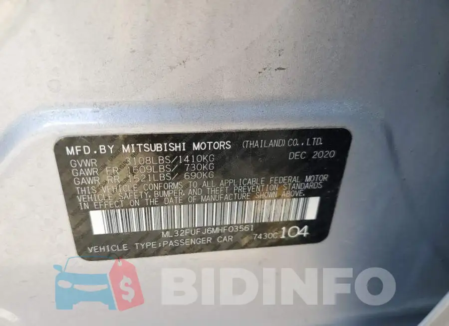 ML32FUFJ6MHF03561 Photo# 12
