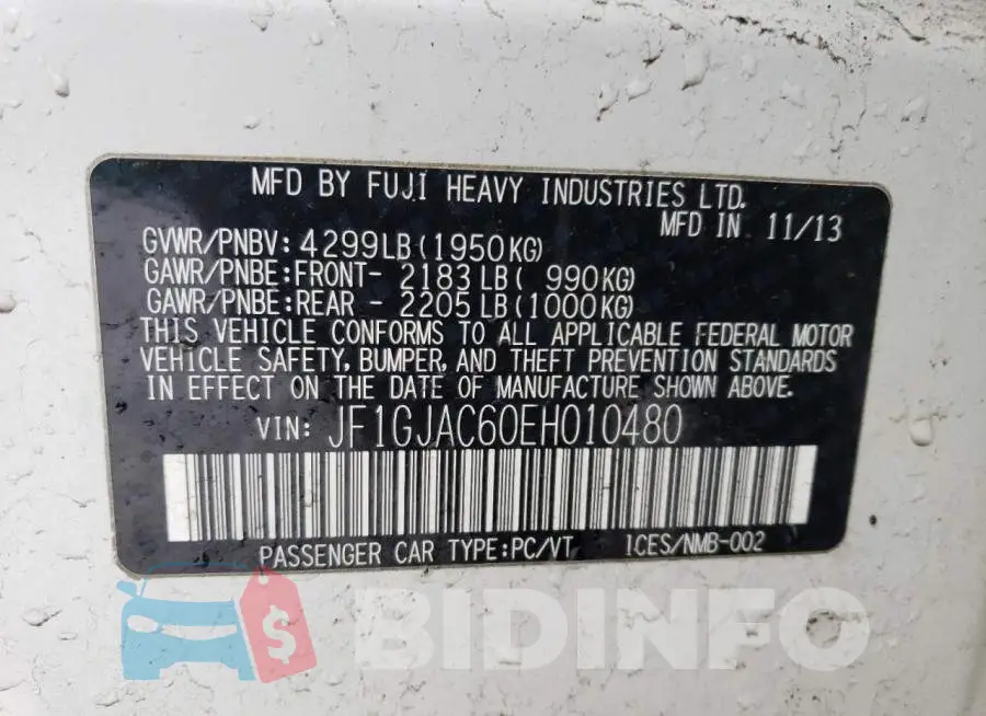 JF1GJAC60EH010480 Photo# 12
