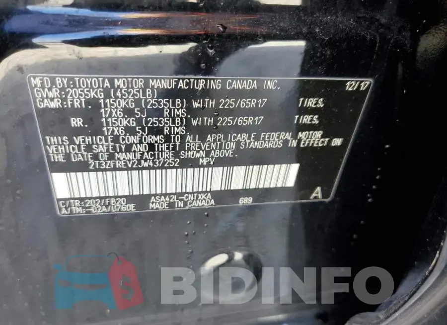 2T3ZFREV2JW437252 Photo# 12