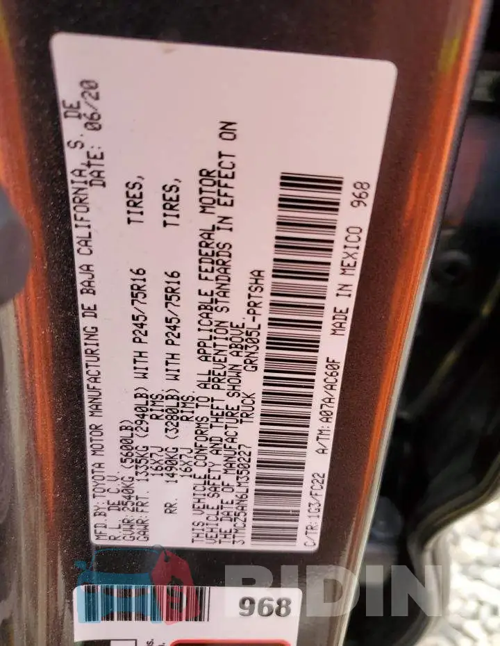 3TMCZ5AN6LM350227 Photo# 12