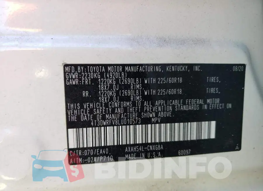 4T3DWRFV8LU010573 Photo# 12