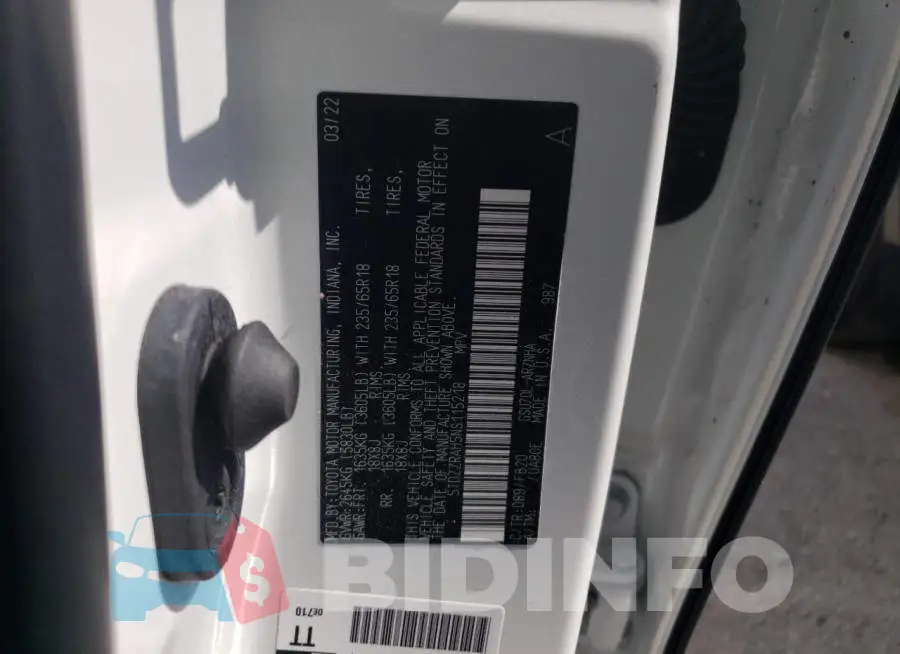 5TDZZRAH5NS115218 Photo# 13