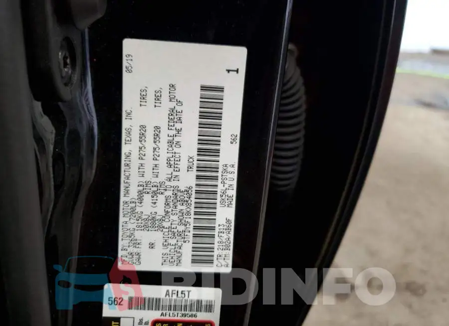 5TFDY5F18KX854056 Photo# 12