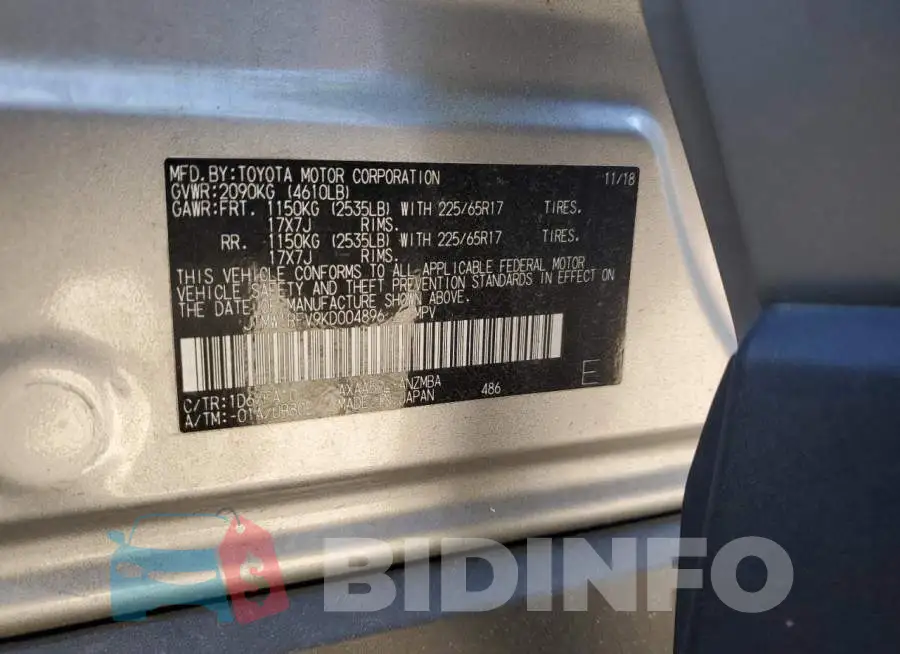 JTMW1RFV9KD004896 Photo# 12