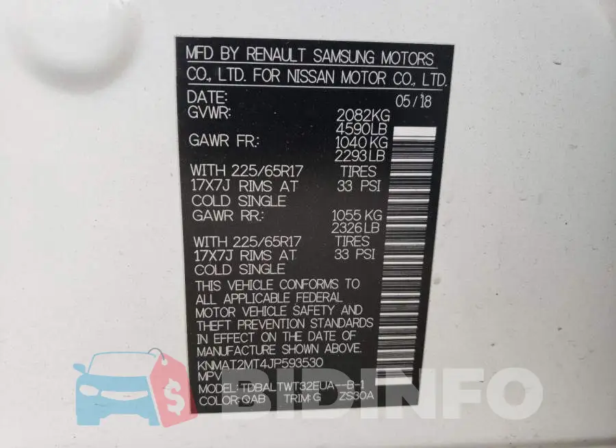 KNMAT2MT4JP593530 Photo# 14