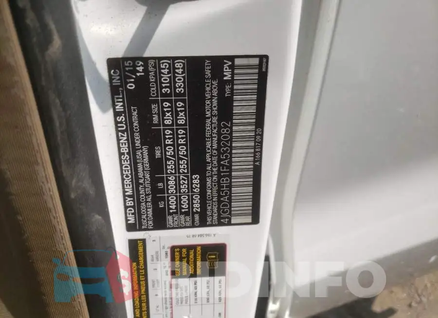 4JGDA5HB1FA532082 Photo# 13