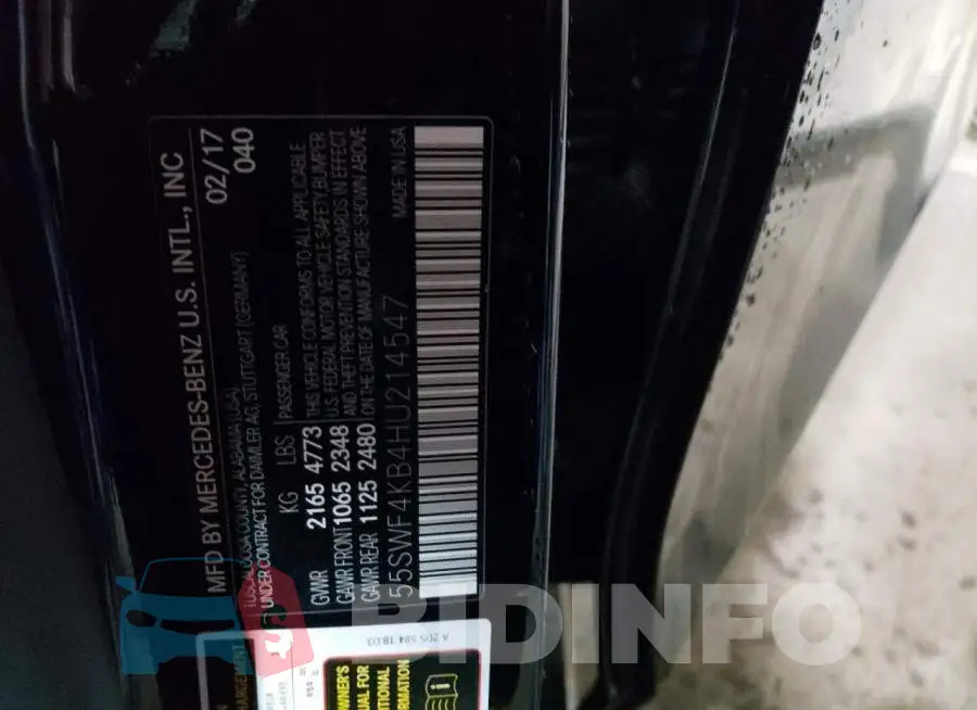 55SWF4KB4HU214547 Photo# 12