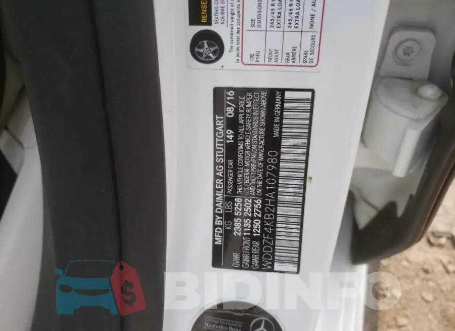 WDDZF4KB2HA107980 Photo# 12