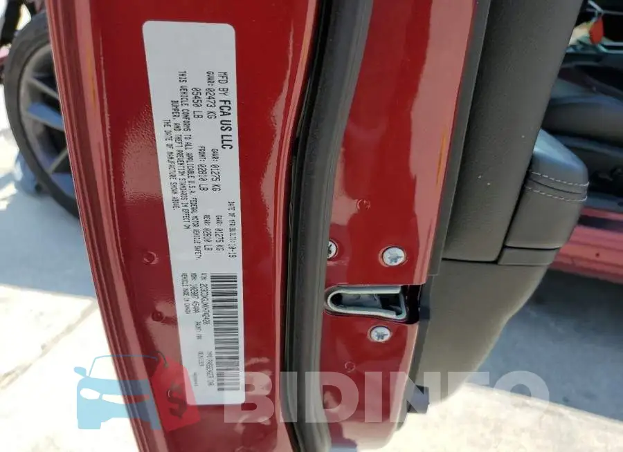 2C3CDXGJXKH742420 Photo# 12