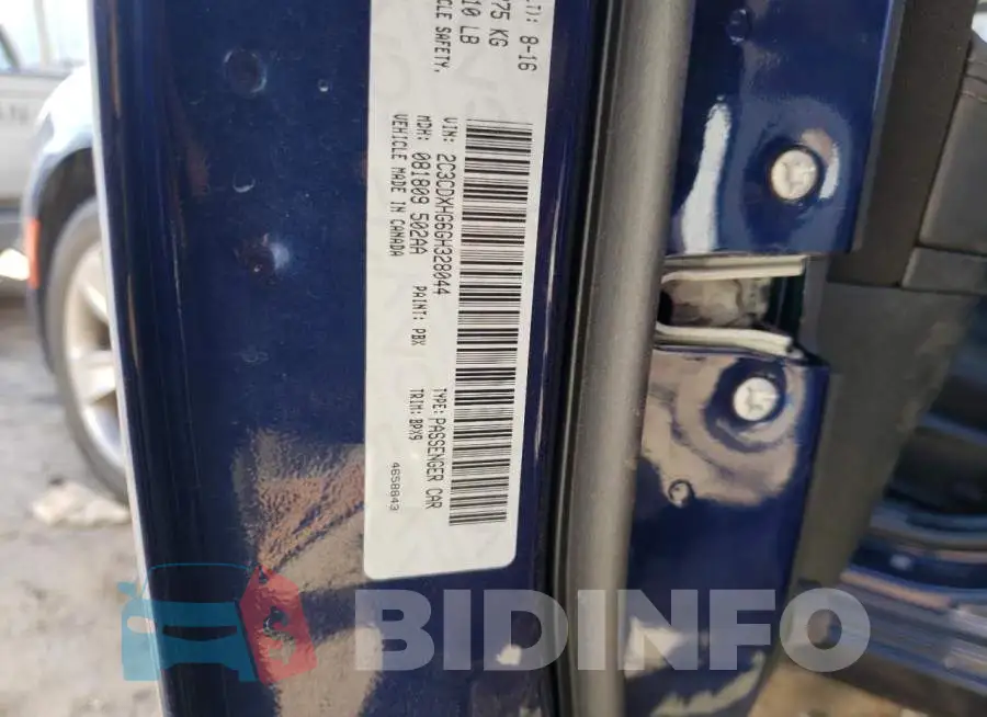 2C3CDXHG6GH328044 Photo# 12