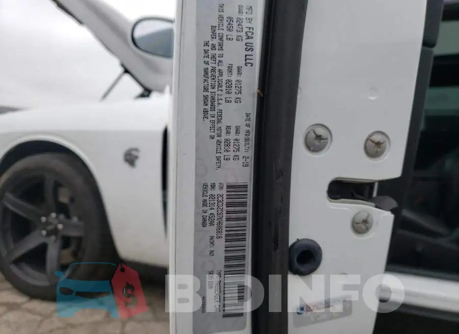 2C3CDZC97KH606818 Photo# 12