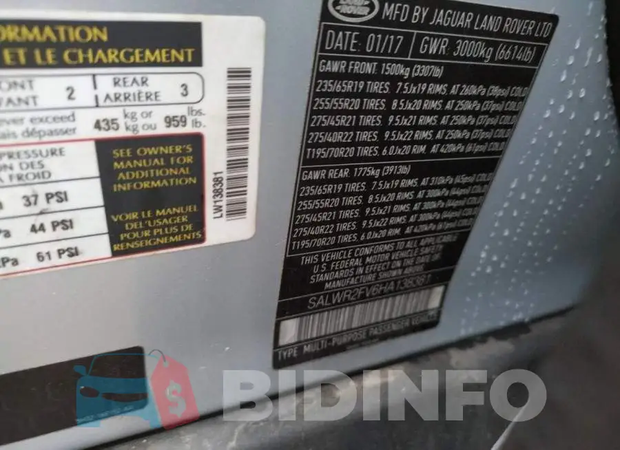 SALWR2FV6HA138381 Photo# 13