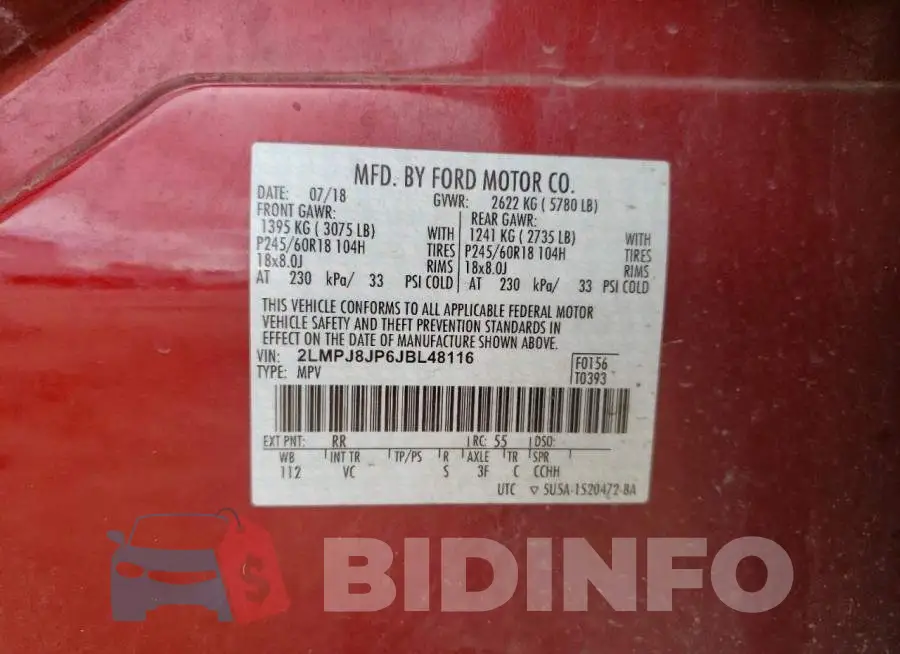2LMPJ8JP6JBL48116 Photo# 12