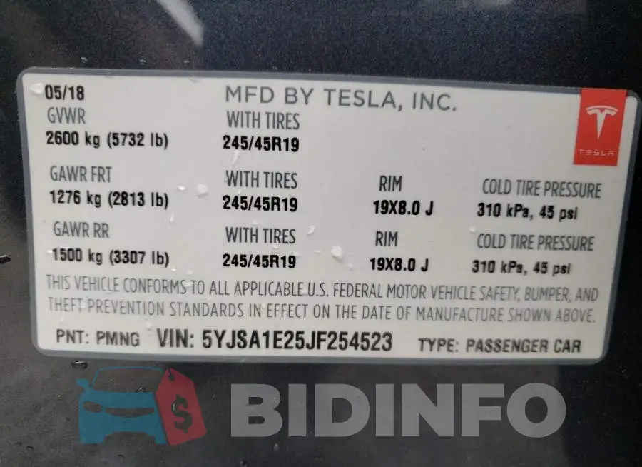 5YJSA1E25JF254523 Photo# 12
