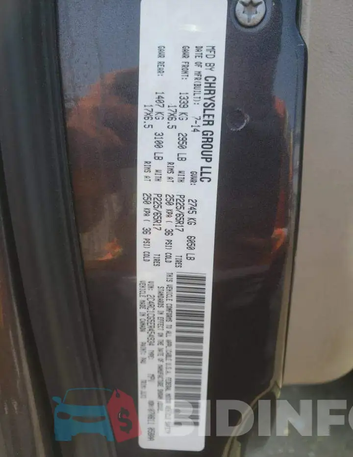 2C4RC1CG5ER454934 Photo# 13