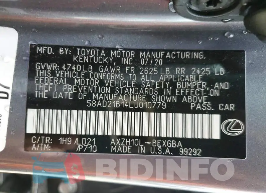 58AD21B14LU010779 Photo# 12