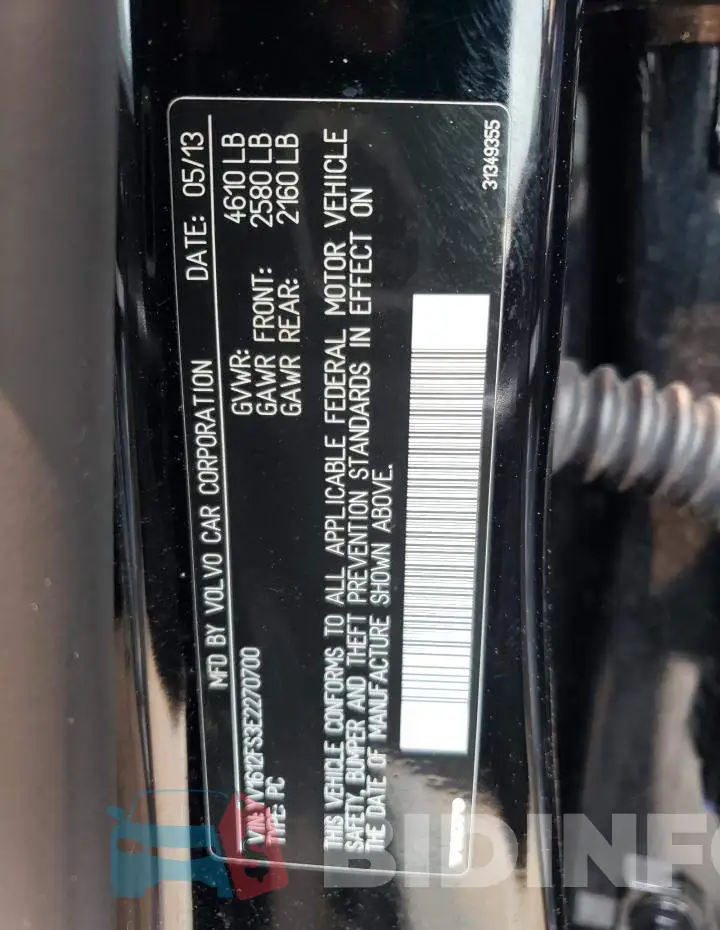 YV1612FS3E2270700 Photo# 12